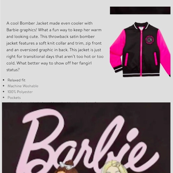 NWT Limited Edition Barbie Jacket - Picture 12 of 14